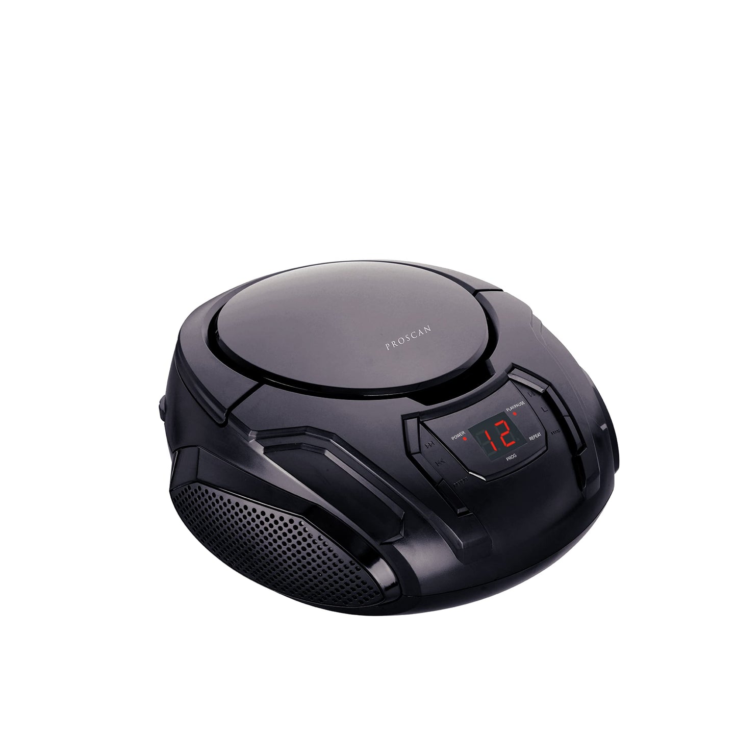 PROSCAN Elite Portable CD Boombox with AM/FM Radio (Black) PROSCAN