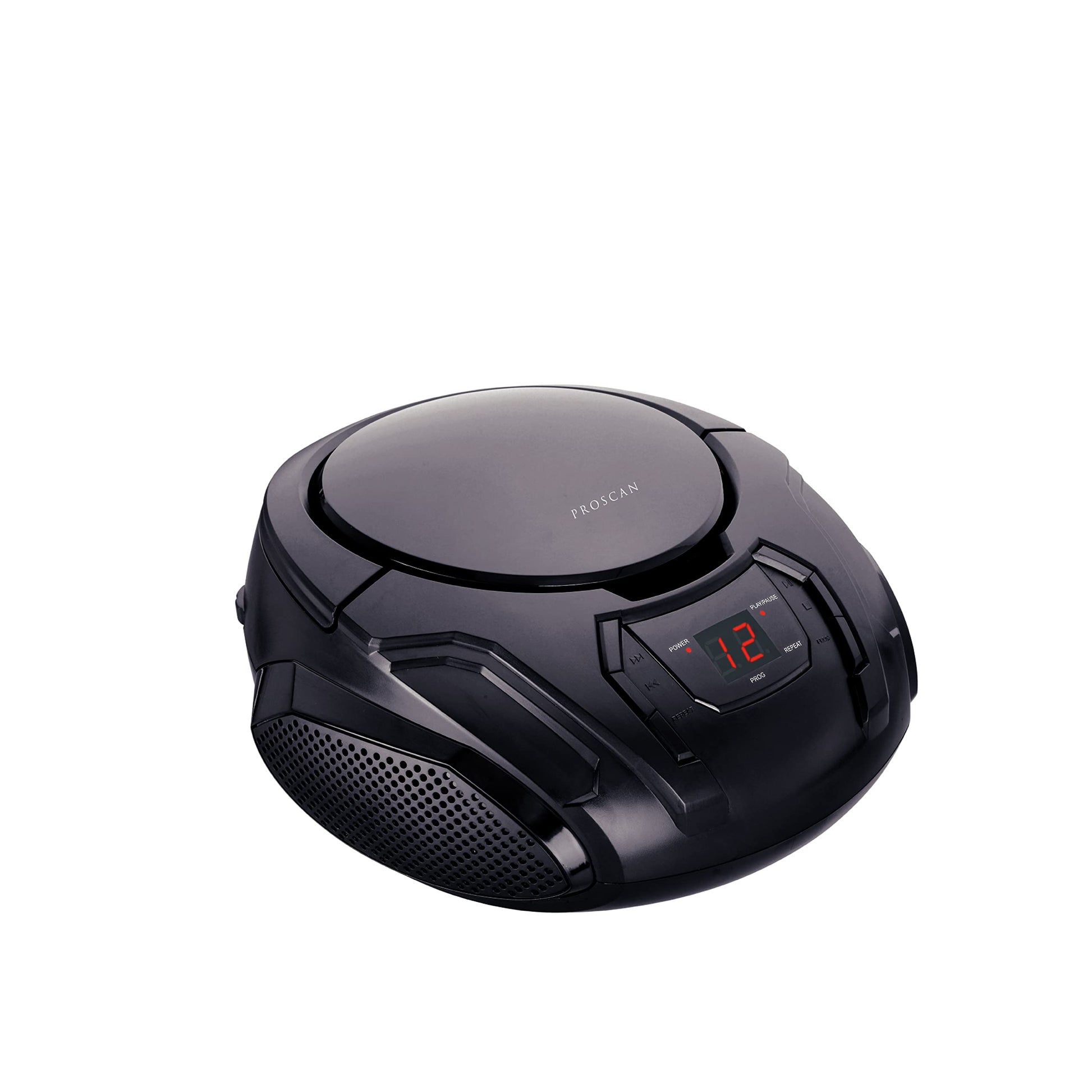 PROSCAN Elite Portable CD Boombox with AM/FM Radio (Black) PROSCAN