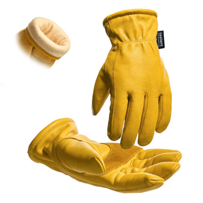 toolant Insulated Leather Winter Work Gloves, Water Resistant, 1 Pair, L 🍁 All In One Marketplace Canada