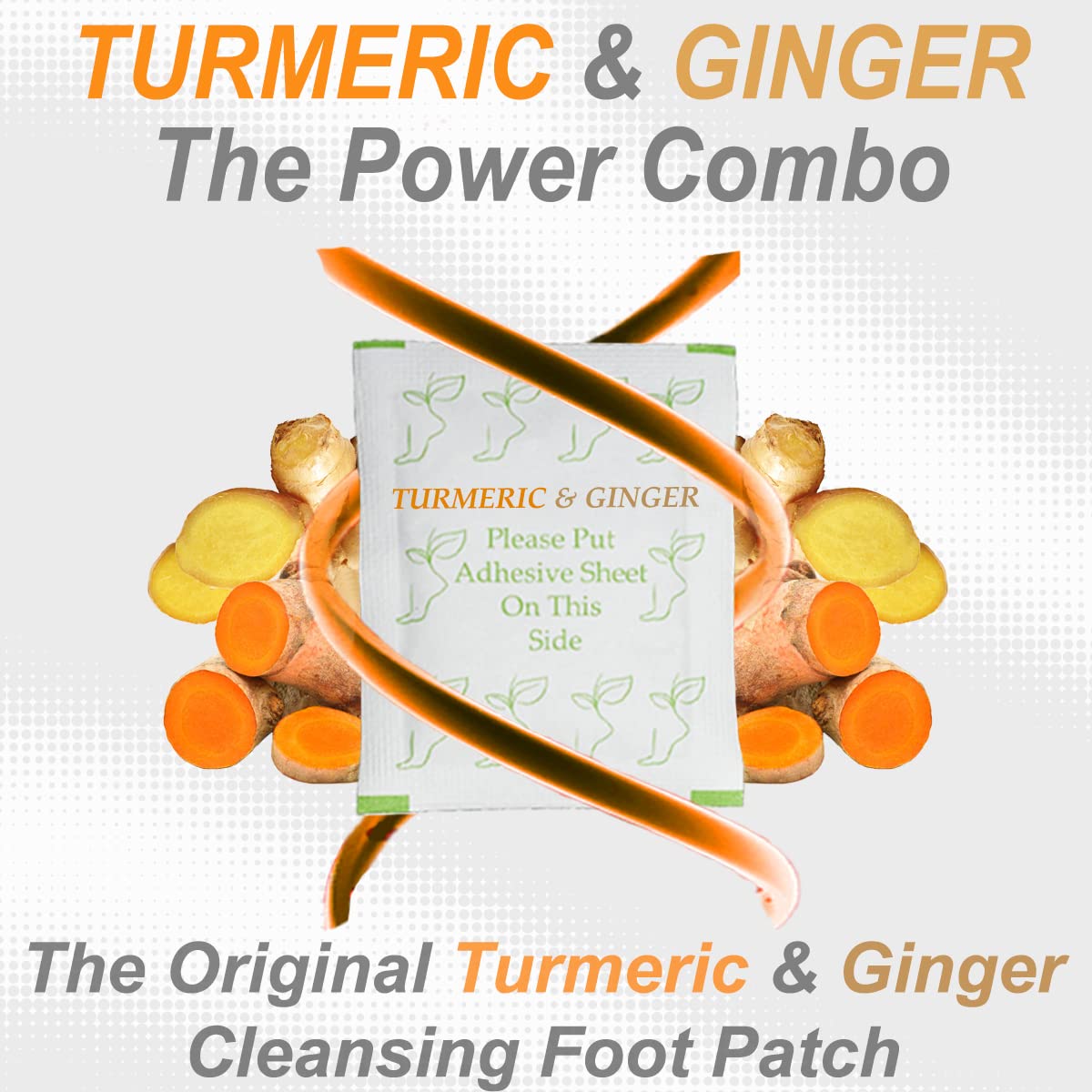 Dr. Entre's Foot Patch: Deep Cleansing Foot Pads | Effective Premium Turmeric & Ginger Foot Patches | 20 Pack - Available at All In One Marketplace Canada