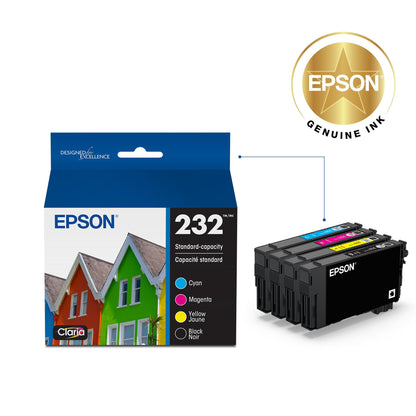 Epson 232 Genuine Ink Cartridge Black and Color Combo Pack T232120-BCS 🍁 All In One Marketplace Canada