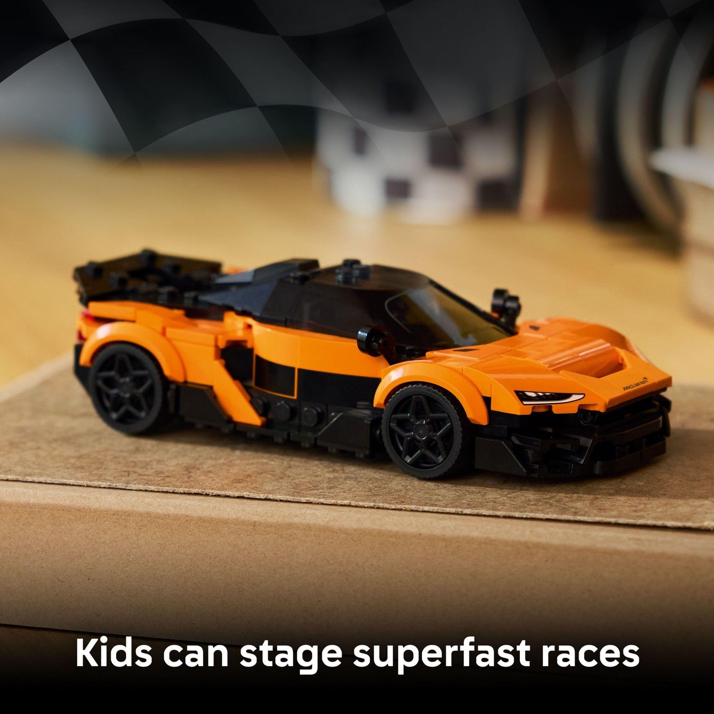 LEGO Speed Champions McLaren W1 Race Car Toy for Boys & Girls, Ages 9+ - Building Set for Pretend Play & Display w/1 Driver Minifigure - Gift Idea for Kids & Supercar Fans - 77257 LEGO