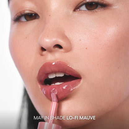 LANEIGE JuicePop Box Lip Tint: 12‑HR Hydrating Lightweight Stain with Buildable Juicy Color & Nourishing Shine, a K‑Beauty Lip Essential for Long‑Lasting Comfort, Lo-Fi Mauve LANEIGE