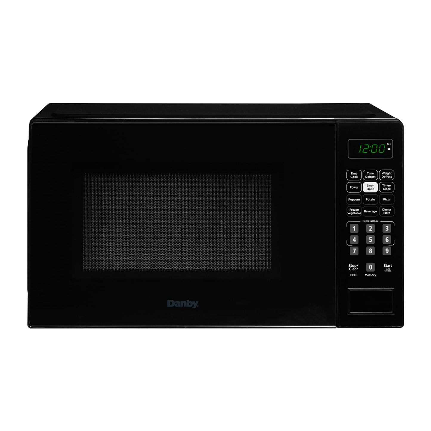 Danby DBMW0721BBB 0.7 Cu. Ft. Countertop Microwave, 700W, 10 Power Levels, 6 Auto-Cook Presets, Express Cook + 30 Sec, Auto Defrost & Child Lock, Black Danby