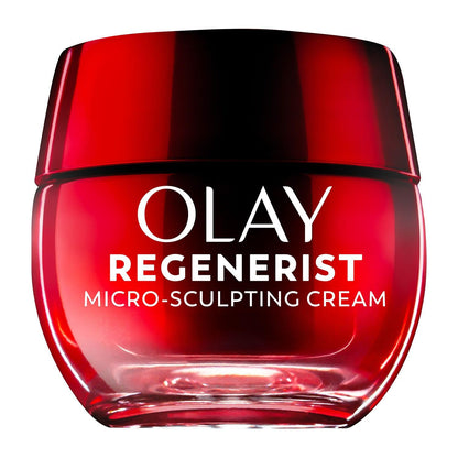 Olay Face Moisturizer, Regenerist Micro-Sculpting Facial Cream for Women - Instant Hydration, Anti-Aging, Anti-Wrinkle, Firming Skin Care - Hyaluronic Acid, Niacinamide, Amino Peptides, 50 mL - Available at All In One Marketplace Canada