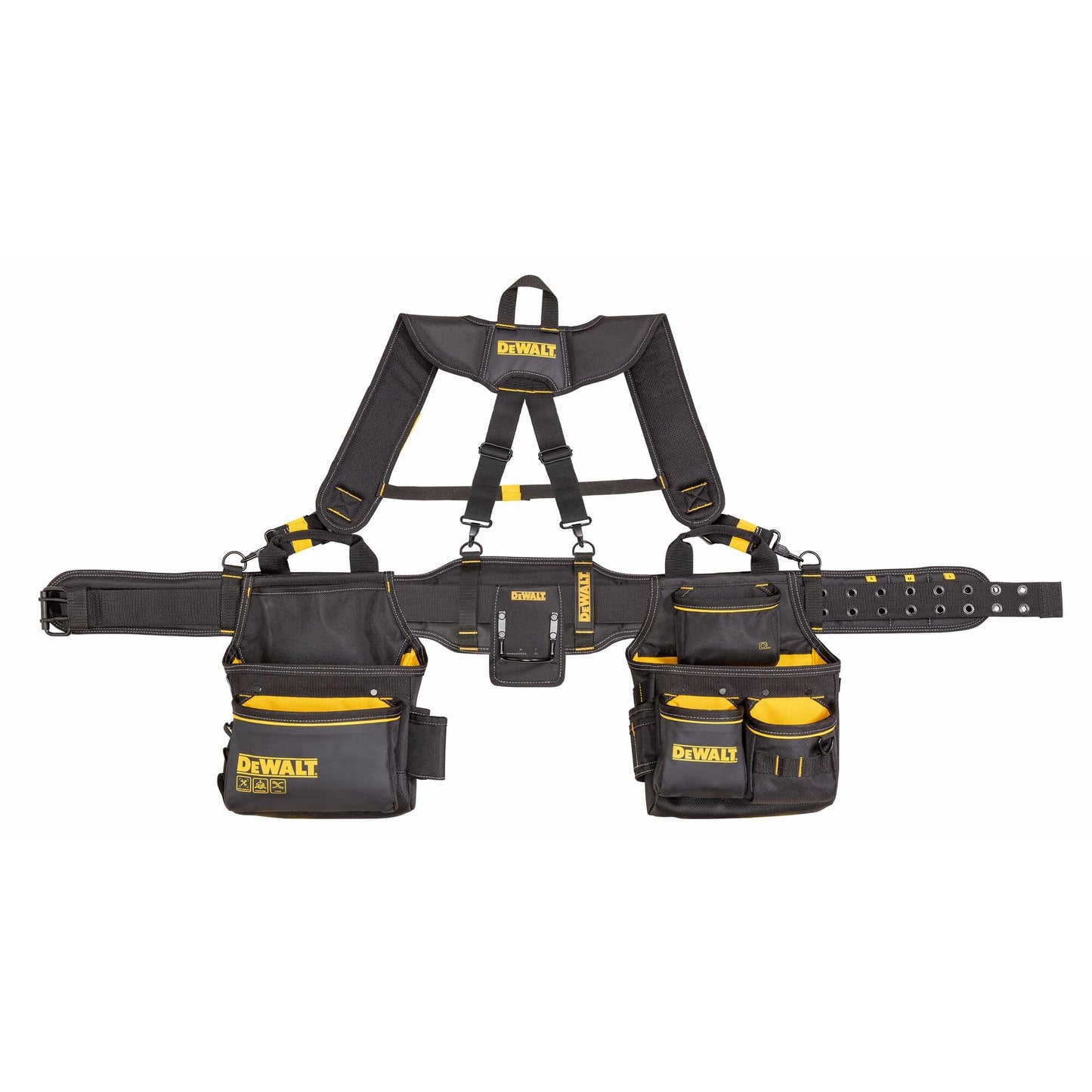 DEWALT Tool Rig Professional Tool Belt with Padded Suspenders, 25 Pockets, Durable Design, Adjustable (DWST540602) DEWALT