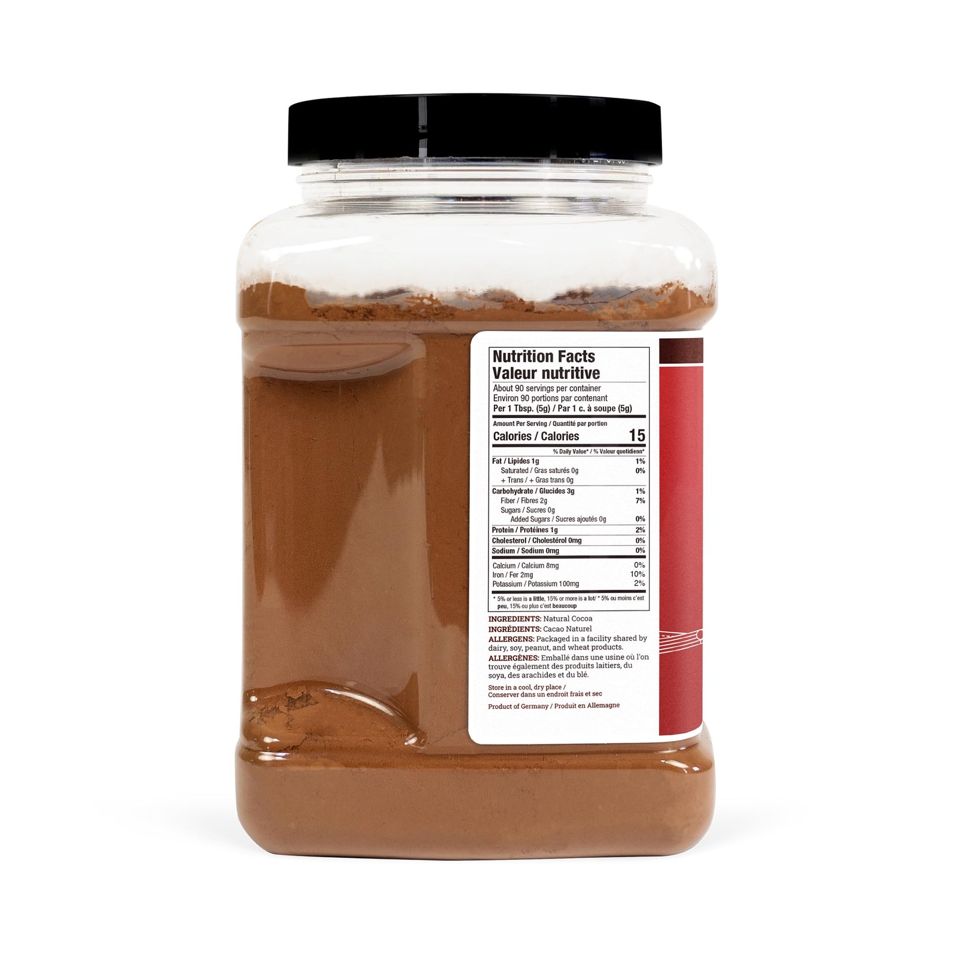 Hoosier Hill Farm Natural Cocoa Powder, 1 lb - Available at All In One Marketplace Canada