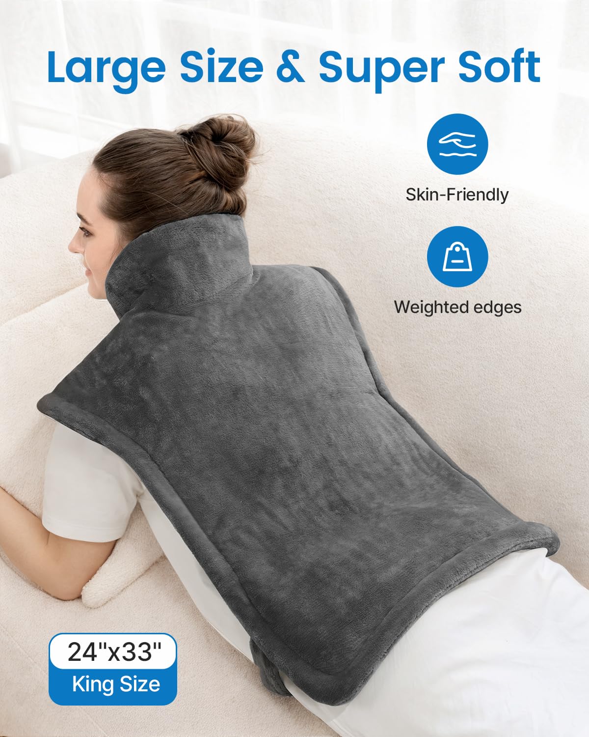 RENPHO Heating Pads Electric for Back, Christmas Birthday Gift for Women 🍁 All In One Marketplace Canada