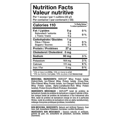ALLMAX ISOFLEX 100% Ultra-Pure Whey Protein Isolate Powder - Chocolate - 2 lb