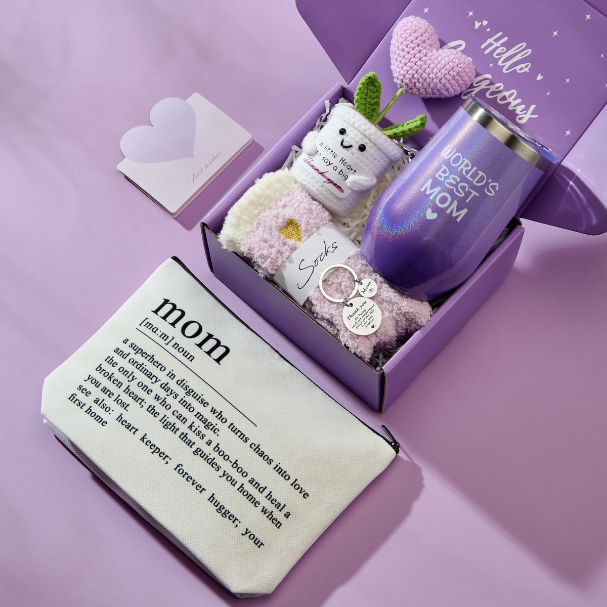 Mom Gifts, Mothers Day Gift from Daughter, Birthday, Christmas, Purple 🍁 All In One Marketplace Canada