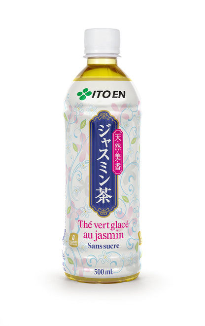 Ito En Jasmine Green Tea, 500 ml Bottles (Pack of 12)