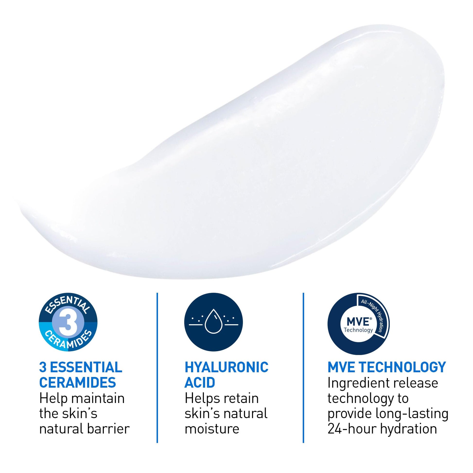 CeraVe Moisturizing Lotion, Daily Lightweight Face & Body Moisturizer with Hyaluronic Acid & Ceramides, Suitable for Dry & Sensitive Skin, Fragrance-Free, Non-Comedogenic & Allergy Tested, 473 mL