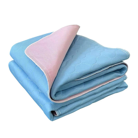 2PCS Reusable Underpads 34" x 36", Cooling Waterproof Bed Pads Washable for Incontinence Adults - Available at All In One Marketplace Canada