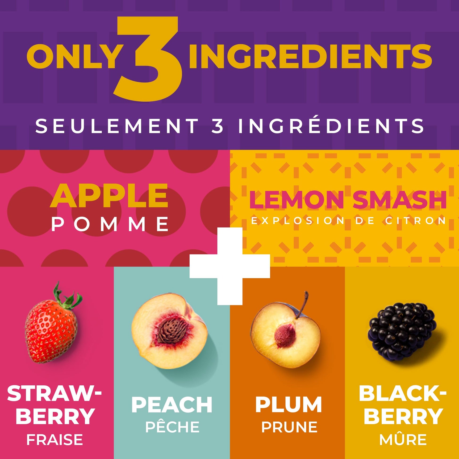 Zest Delites Fruit Leather Variety Pack - 36 Individual Servings (25g each) | Strawberry, Blackberry, Peach & Plum | Gluten-Free Vegan Dried Fruit Snacks