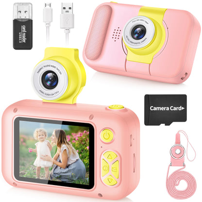 ARNSSIEN Kids Camera with Video,180°Flip Lens,2.4" Selfie Camera for Kids 🍁 All In One Marketplace Canada