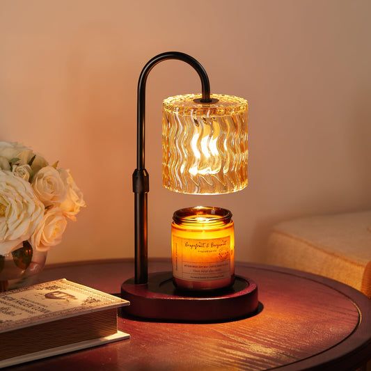 Homelist Candle Warmer Lamp, 2026 New Years Decorations, Adjustable Height Candle Warmer with Timer, Gifts for Women, Mother's Day for Mom Dimmable Candle Lights for Bedroom, Tea Room, Rest Room - Available at All In One Marketplace Canada