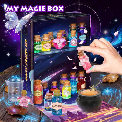 Fairy Unicorn Magic DIY Potion Kits for Girls - 22PCS Bottles Kids Potion Making Kit, Mystery Magic Mix Crafts for Kids Age 6 -8&8-12, Creative Toy for Birthday Christmas Halloween Party 🍁 All In One Marketplace Canada