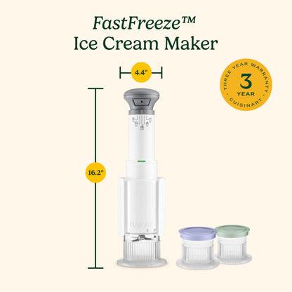 Cuisinart Ice Cream Maker, 5-in-1, 3 Half-Pint Mixing Cups Cuisinart