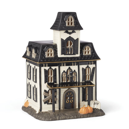 Lenox Vintage Halloween Light-Up House Figurine