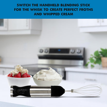 Kenmore Variable Speed Hand Blender Set with Food Chopper & Whisk