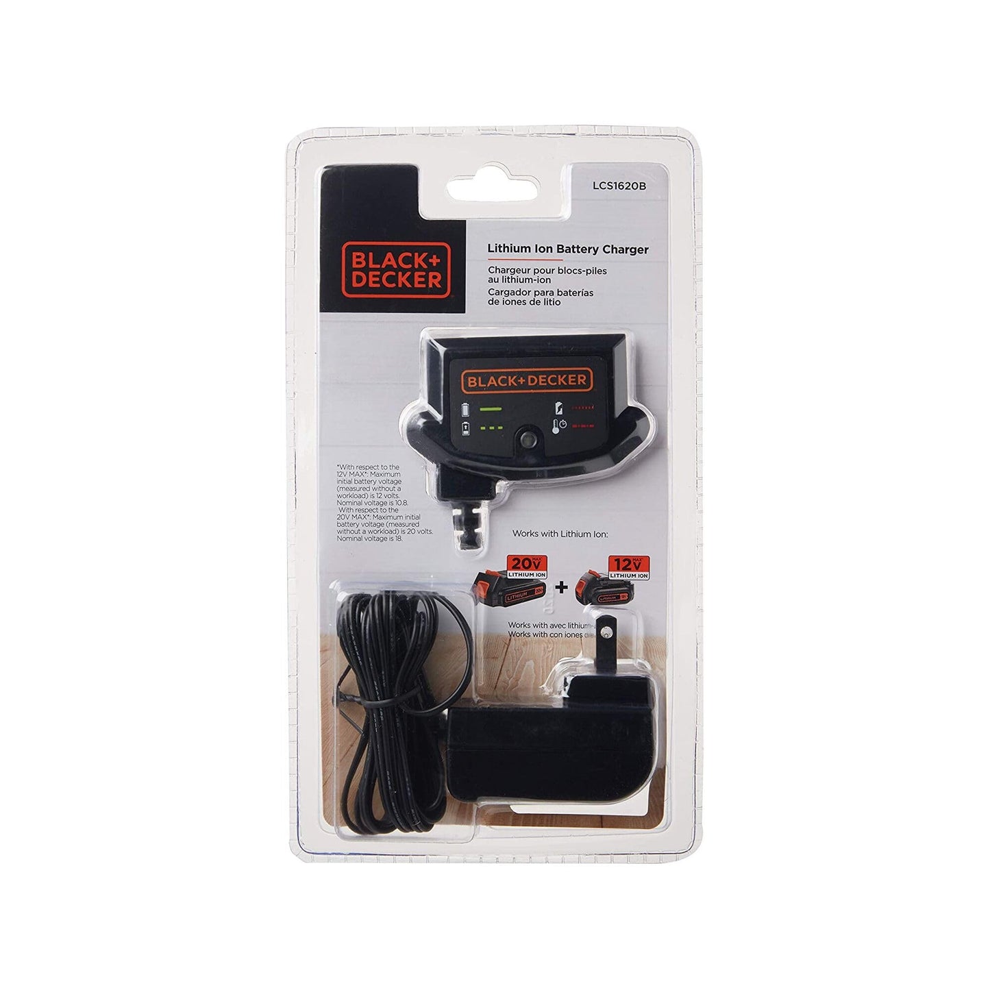 BLACK+DECKER 20V MAX* Lithium Battery Charger (LCS1620B) 🍁 All In One Marketplace Canada