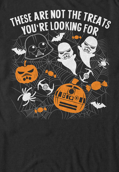 STAR WARS Licensed Halloween Not The Treats Men's Tee, Black, 5X-Large
