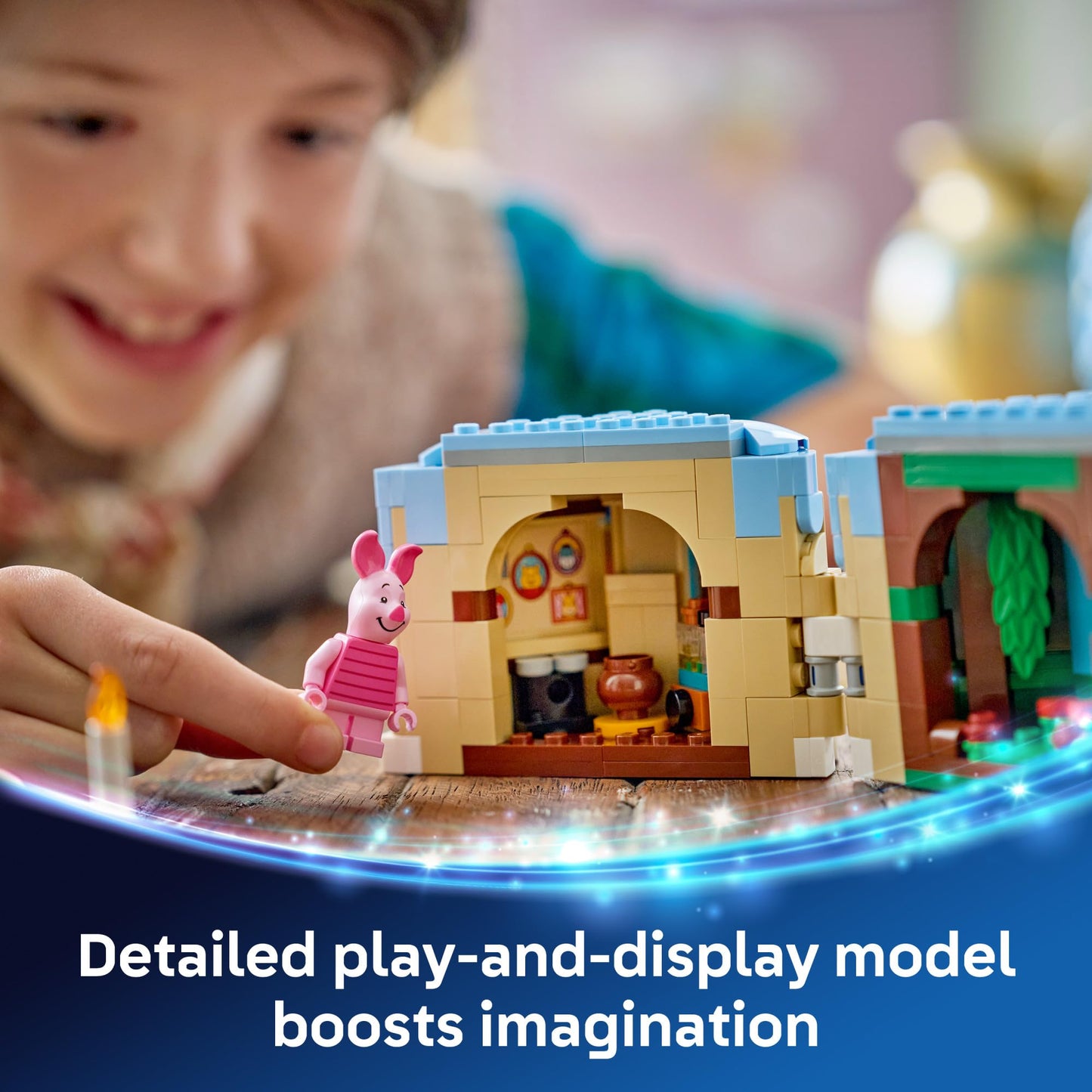 LEGO Disney Piglet's Birthday Fun Building Toy - Winnie The Pooh Toy for Girls & Boys, Ages 9+ - Gift for Birthdays - Kids Room Decor - 43305 LEGO