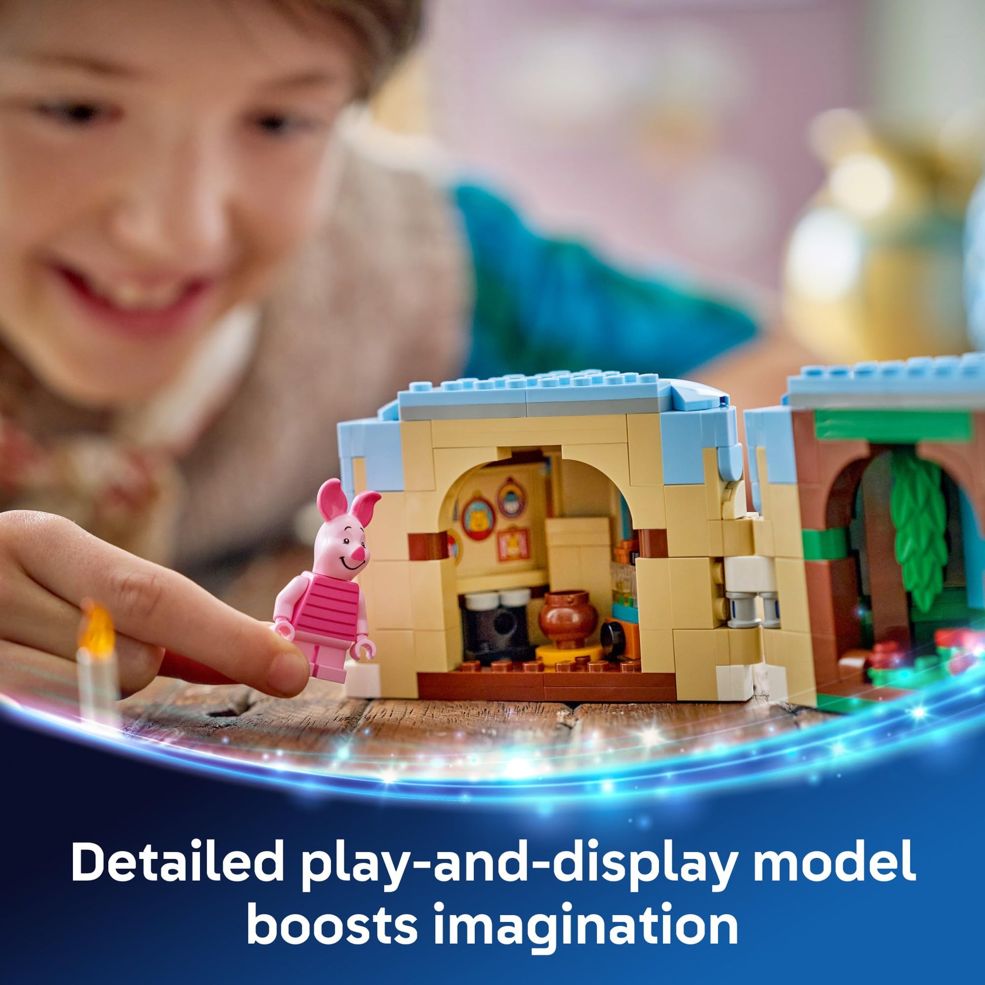 LEGO Disney Piglet's Birthday Fun Building Toy - Winnie The Pooh Toy for Girls & Boys, Ages 9+ - Gift for Birthdays - Kids Room Decor - 43305 LEGO