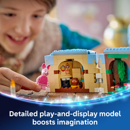 LEGO Disney Piglet's Birthday Fun Building Toy - Winnie The Pooh Toy for Girls & Boys, Ages 9+ - Gift for Birthdays - Kids Room Decor - 43305 LEGO