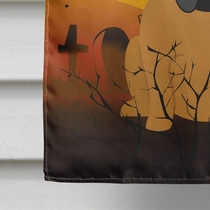 Drapeau de maison en toile Caroline's Treasures BB4388CHF Bouledogue anglais d'Halloween, grand, multicolore