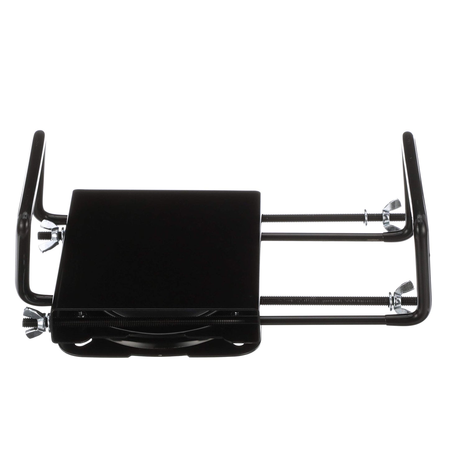 Attwood 15700-3 Seat Mount, Clamp-On with Swivel, Adjusts from 7 ½ inches to 18 inches, Black, Powder-Coated Aluminum attwood