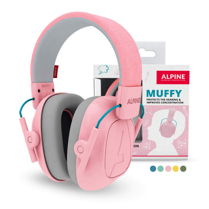 Alpine Muffy - Noise Cancelling Headphones for Kids - CE & ANSI Certified - Earmuffs for Autism - Kids Ear Protection for Sensory & Concentration Aid - Pink 🍁 All In One Marketplace Canada