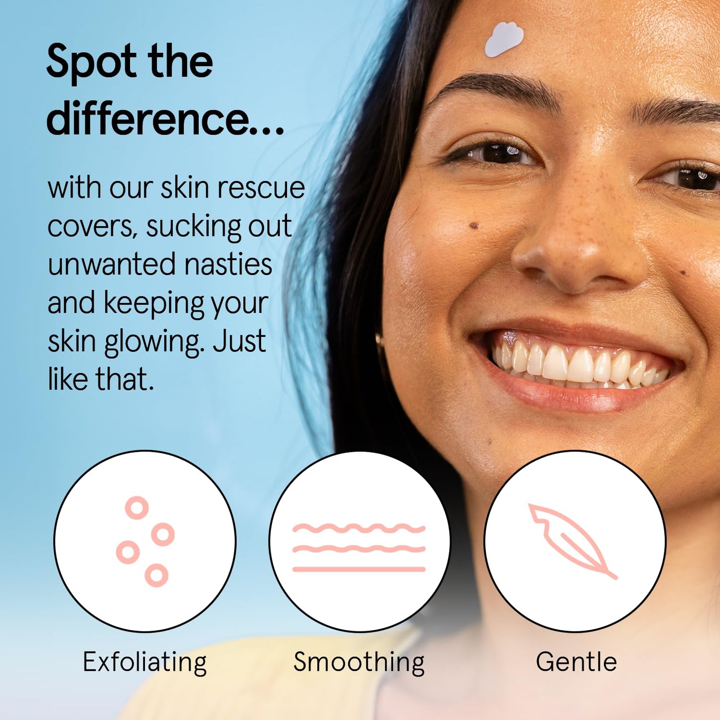 grace & stella Award Winning Hydrocolloid Patches with Salicylic Acid (Multishape, 36 Count) - Covers with Tea Tree - Patches for Impurities - Dermatologist Tested Skin Care, Cruelty Free, Vegan
