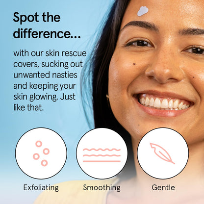 grace & stella Award Winning Hydrocolloid Patches with Salicylic Acid (Multishape, 36 Count) - Covers with Tea Tree - Patches for Impurities - Dermatologist Tested Skin Care, Cruelty Free, Vegan