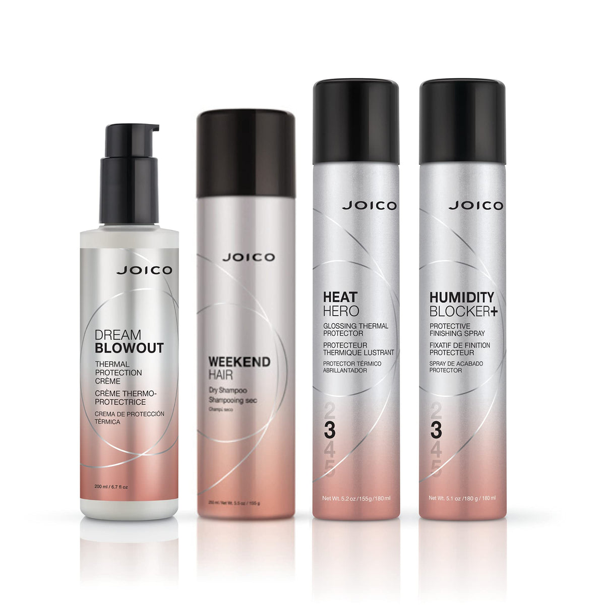 Joico Humidity Blocker Finishing Spray, Hairspray that Eliminates Static, Anti Frizz Light Hold, 180mL