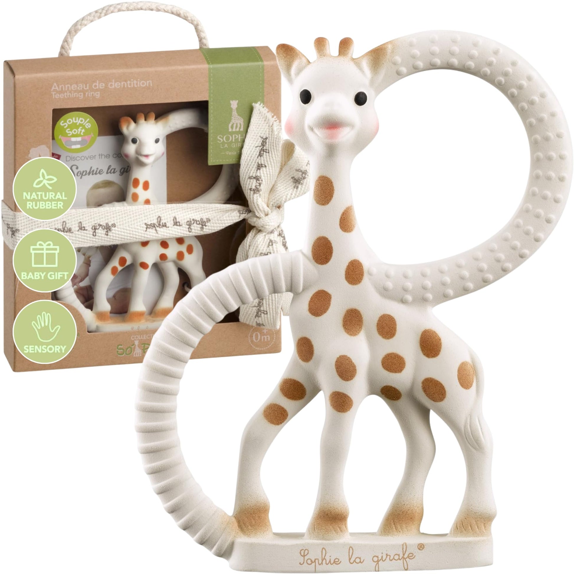 Sophie la Girafe So Pure Teething Ring, Very Soft Version Sophie la girafe