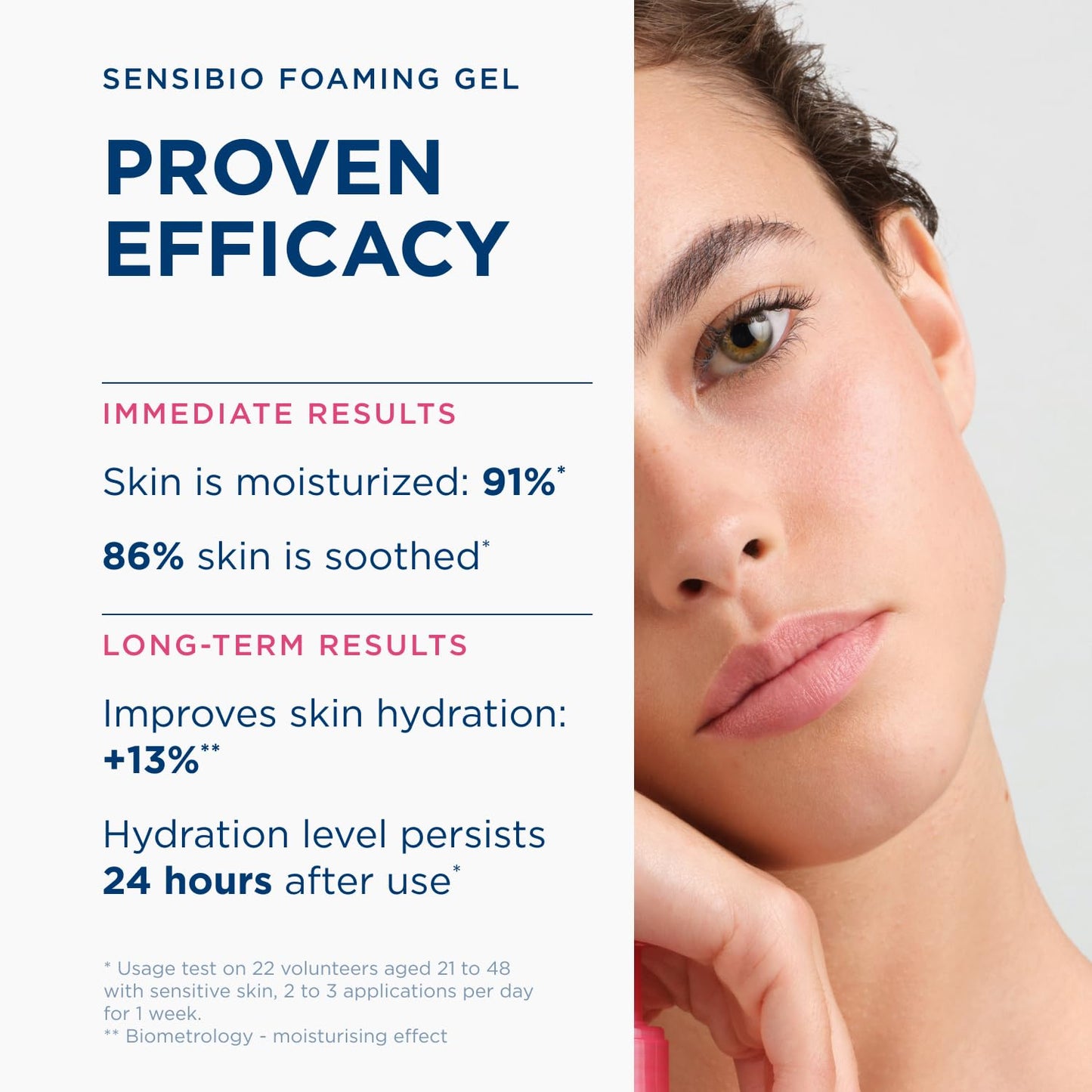 Bioderma Sensibio Foaming Gel Gentle Face Cleanser, Cleansing and Makeup Removing Refreshing Feeling for Sensitive Skin, Unscented, 16.9 Fl Oz - Available at All In One Marketplace Canada