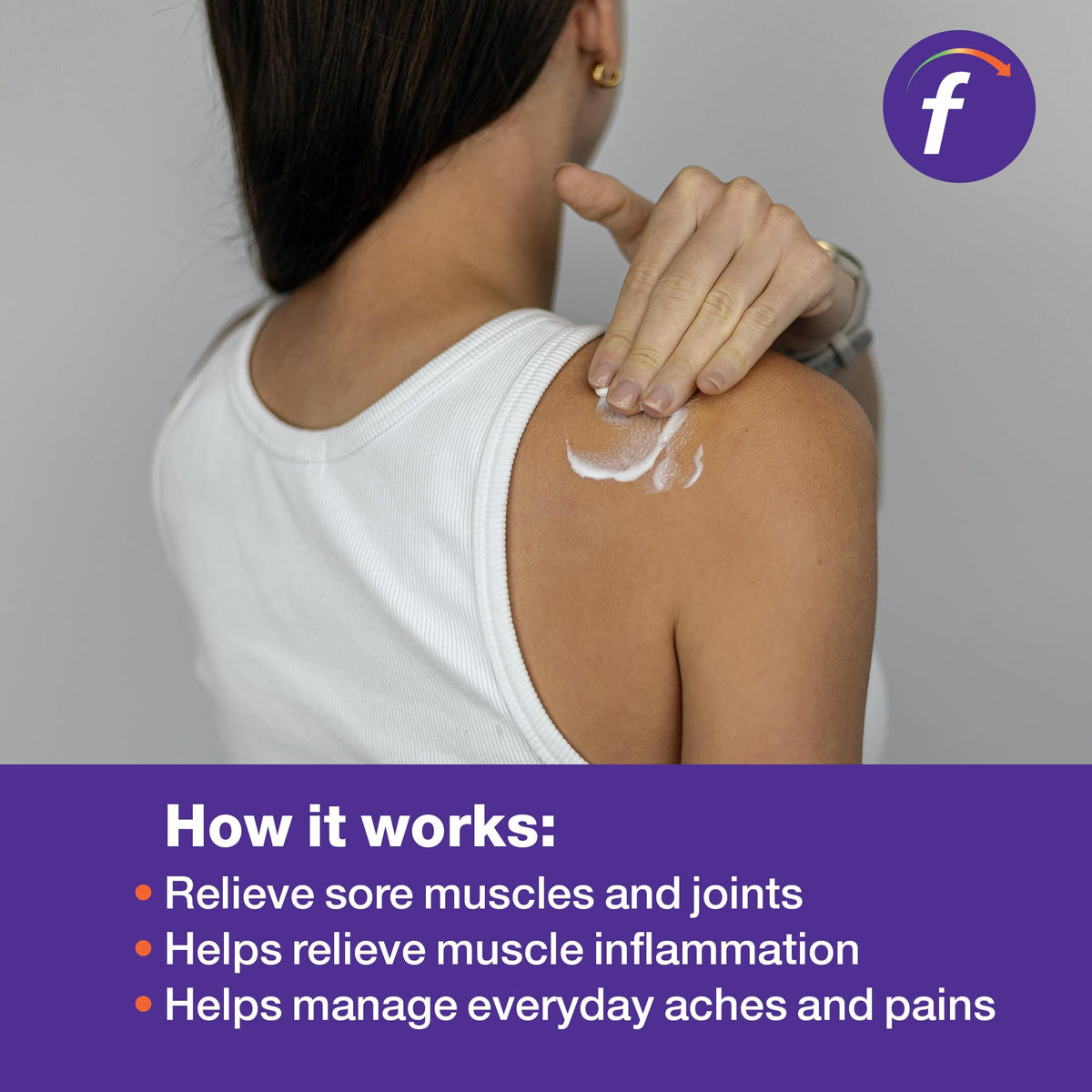 Fisiocrem Solugel 250g – Muscle Pain Relief Gel with Naturally Derived Herbal Ingredients of Arnica, Calendula, Hypericum, Melalecua & Menthol, Soothes Sprains, Strains & Sore Muscles, Non-Greasy, Easily Absorbed