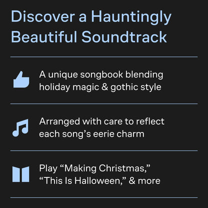L'Étrange Noël de monsieur Jack de Tim Burton | Recueil de partitions | Arrangements piano, chant et guitare pour les fans de la bande originale | 11 chansons emblématiques d'Halloween et de Noël | Musique de film pour piano et voix