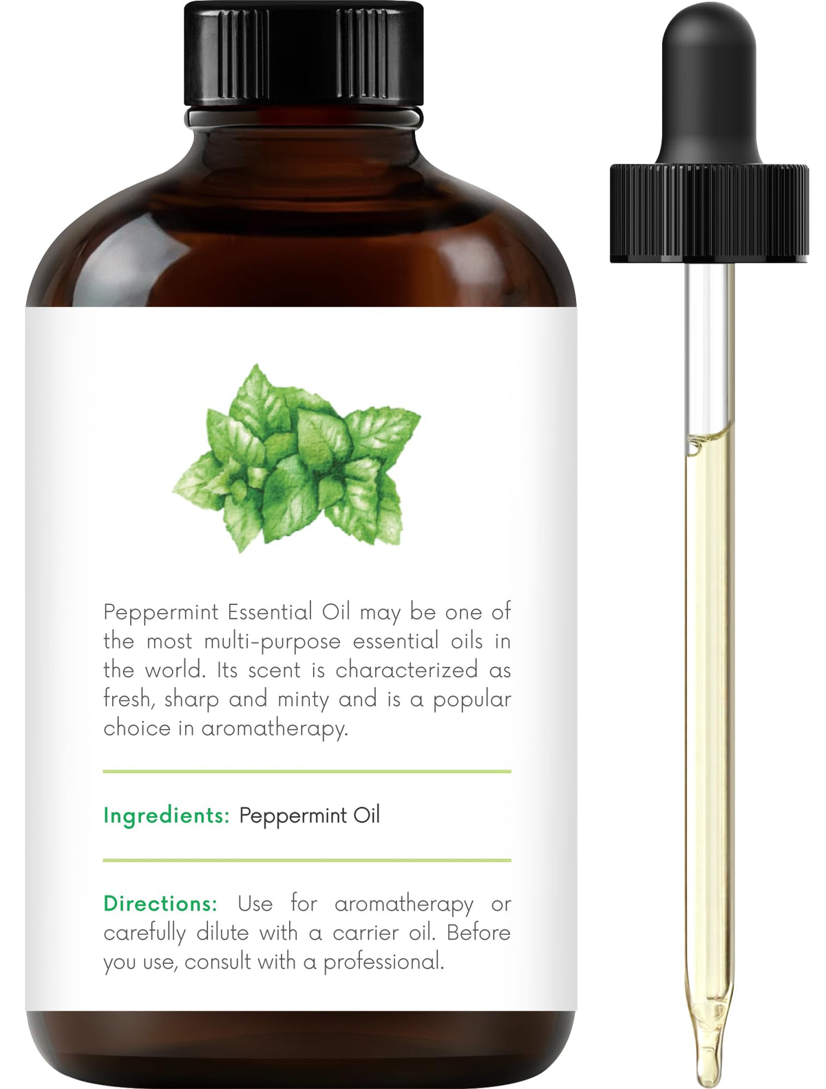 Handcraft Blends Peppermint Essential Oil - Huge 118 ml 🍁 All In One Marketplace Canada