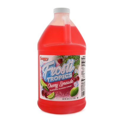 Snappy Frosti Tropics Cherry Limeade Slushy Mix, Slushie Syrups for Machine, Granita Slushy Syrup, Slushie Mix For Frozen Drink Blender, 1/2 Gallon 🍁 All In One Marketplace Canada
