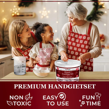 TECEUM Hand Casting Kit – Unique Gift for Couples, Family, Babies & Adults 🍁 All In One Marketplace Canada