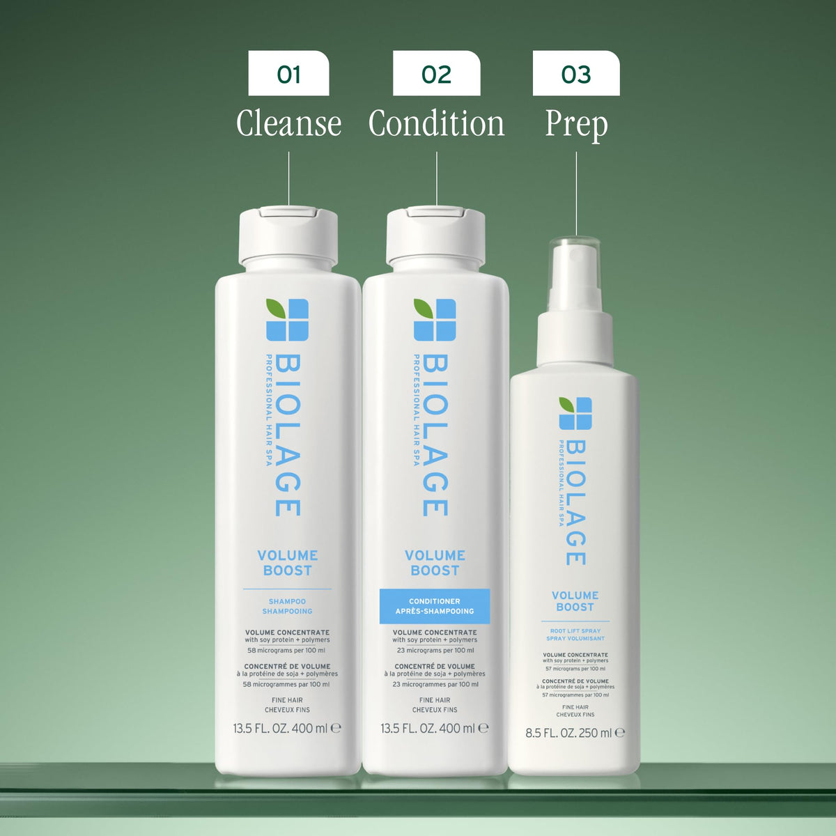 Biolage VolumeBoost Shampoo, Lightweight Volume & Shine, For Fine Hair, Paraben & Silicone-Free, Vegan