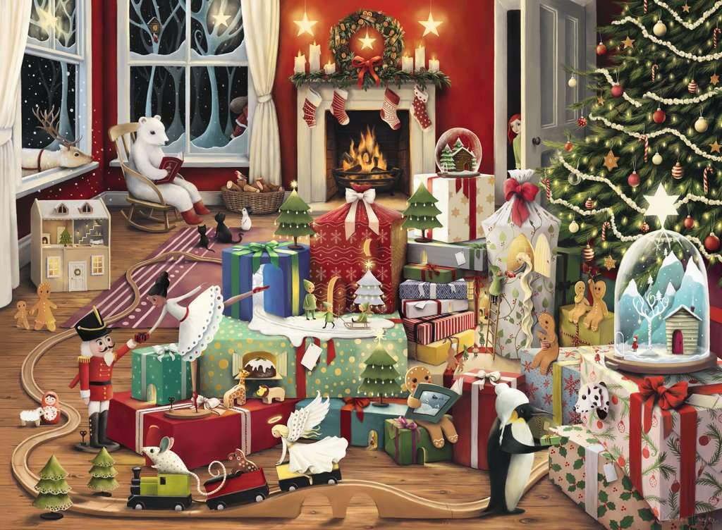 Ravensburger Enchanted Christmas 500 Piece Jigsaw Holiday Puzzle for Adults - 12000227 - Handcrafted Tooling, Made in Germany, Every Piece Fits Together Perfectly 🍁 All In One Marketplace Canada