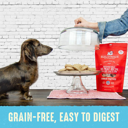 Stella & Chewy’s Freeze Dried Raw Dinner Patties – Grain Free Dog Food, Protein Rich Dandy Lamb Recipe – 708g Bag