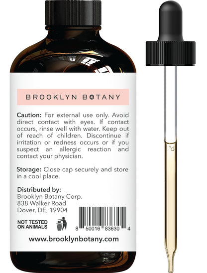 Brooklyn Botany Lavender Essential Oil - Huge 118 ml - with Glass Dropper - for Aromatherapy and Diffuser