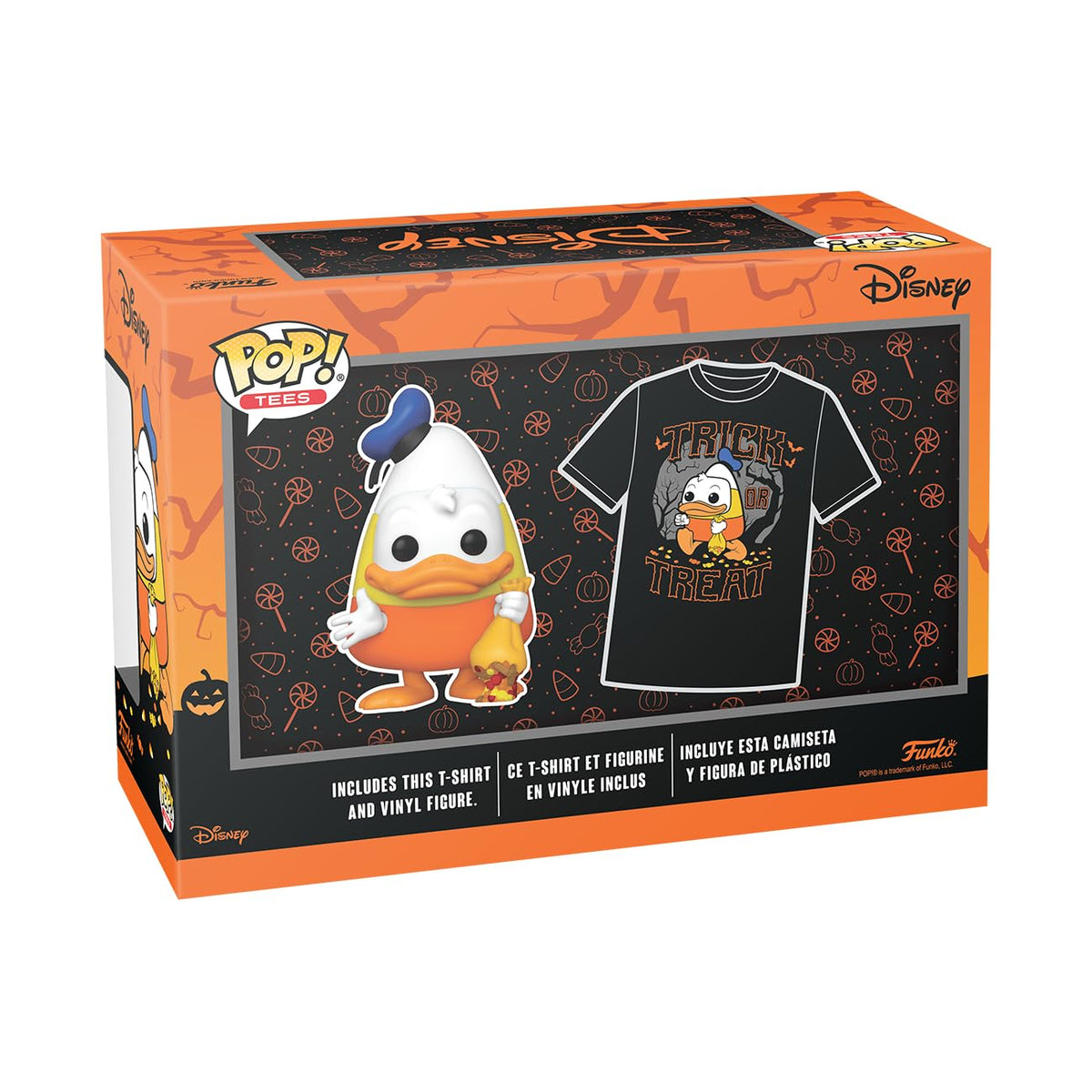 Funko Pop! & Tee : Disney - Donald Duck d'Halloween - XL