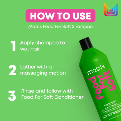 Matrix Food For Soft Hydrating Shampoo for Dry, Brittle Hair Matrix