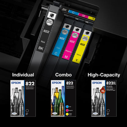 Epson 822 Genuine Ink Standard Capacity Color Cartridge 4-Pack T822520 🍁 All In One Marketplace Canada