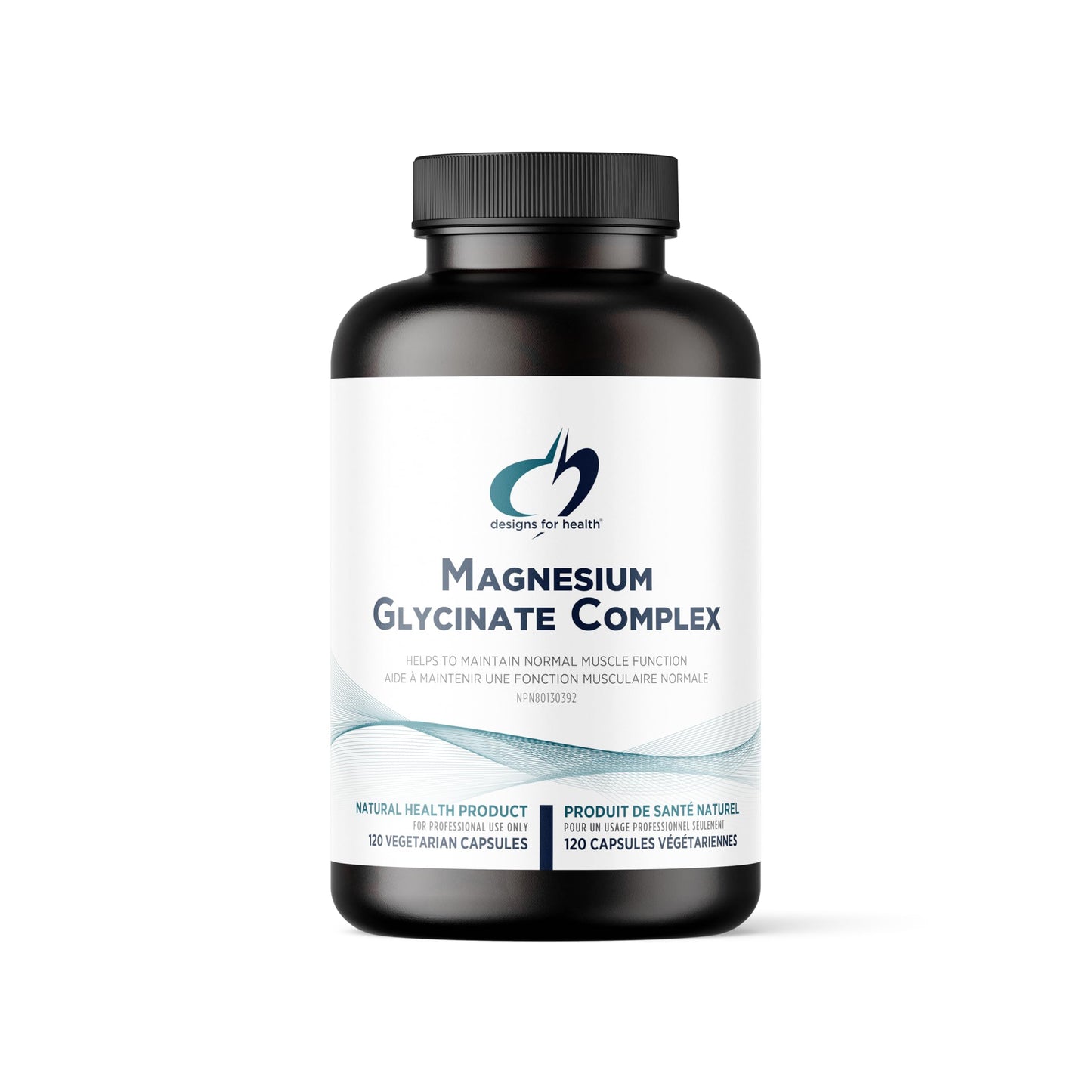 Designs for Health Magnesium Glycinate Complex - Chelated Magnesium Bisglycinate + High Absorption Magnesium Oxide for Heart Health, Immune Support & Bone Strength - Vegan (120 Capsules) - Available at All In One Marketplace Canada